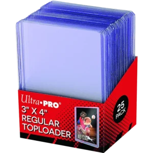 Set 25 TopLoaders Pentru Protecție Cărți UltraPRO