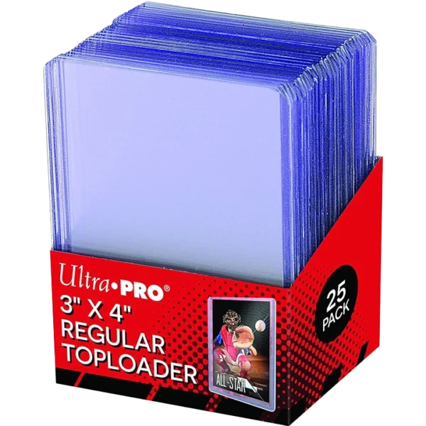Set 25 TopLoaders Pentru Protecție Cărți UltraPRO
