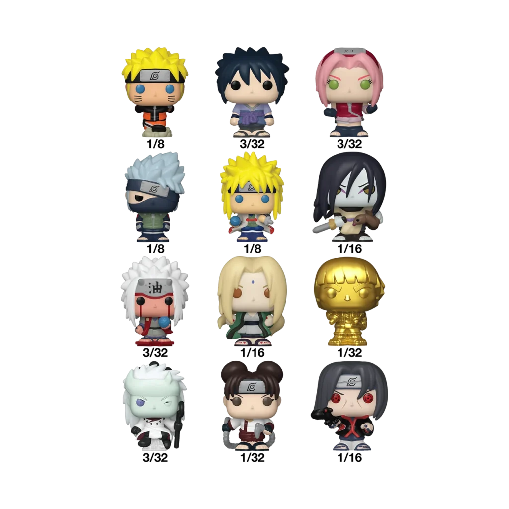 NARUTO POP FUNKO BITTY VINYL FIGURE drops